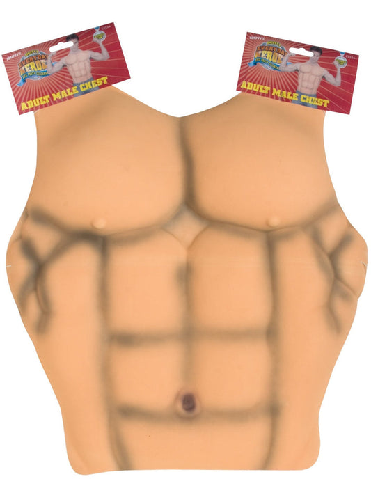 Male Muscle Chest EVA Flesh Adult Costume Accessory 2