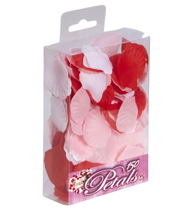 Box Of 150 Petals Red, Pink & White Assorted