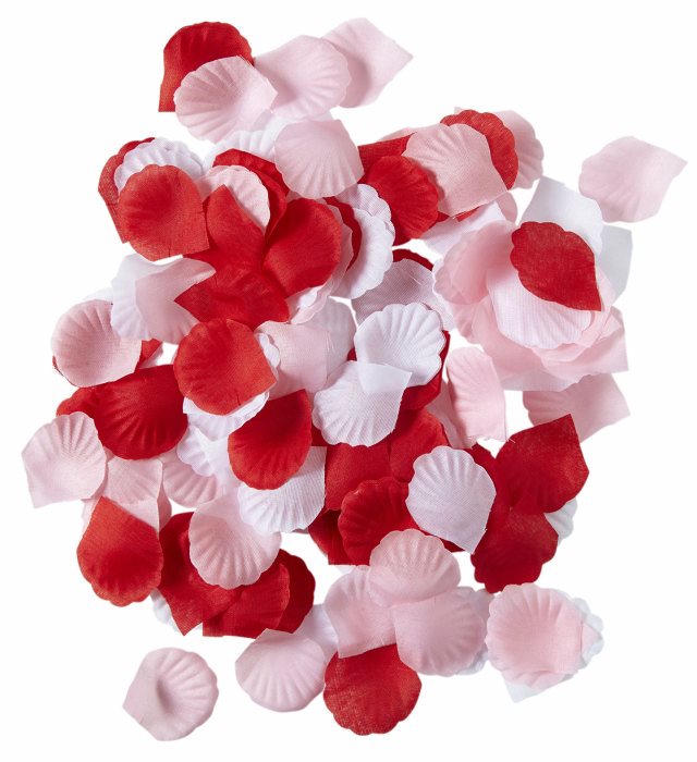 Box Of 150 Petals Red, Pink & White Assorted