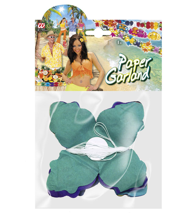 Deluxe Decorated Paper Garland 6 M - 3 Styles Ass.