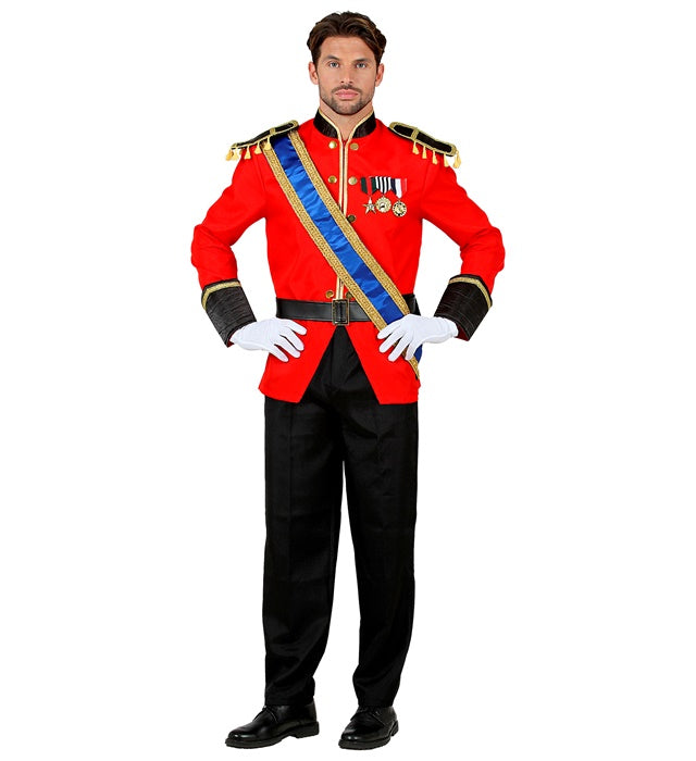 Royal Prince  Jacket With Sash, Pants, Belt, Gloves 