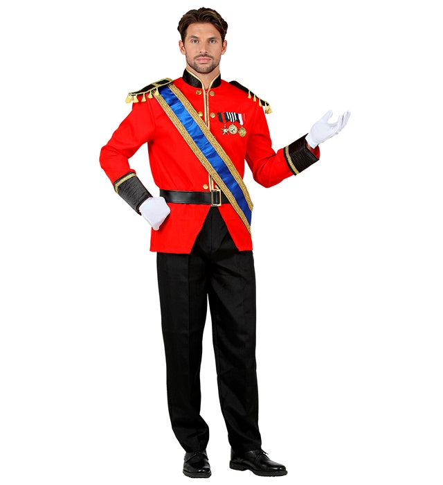 Royal Prince  Jacket With Sash, Pants, Belt, Gloves 