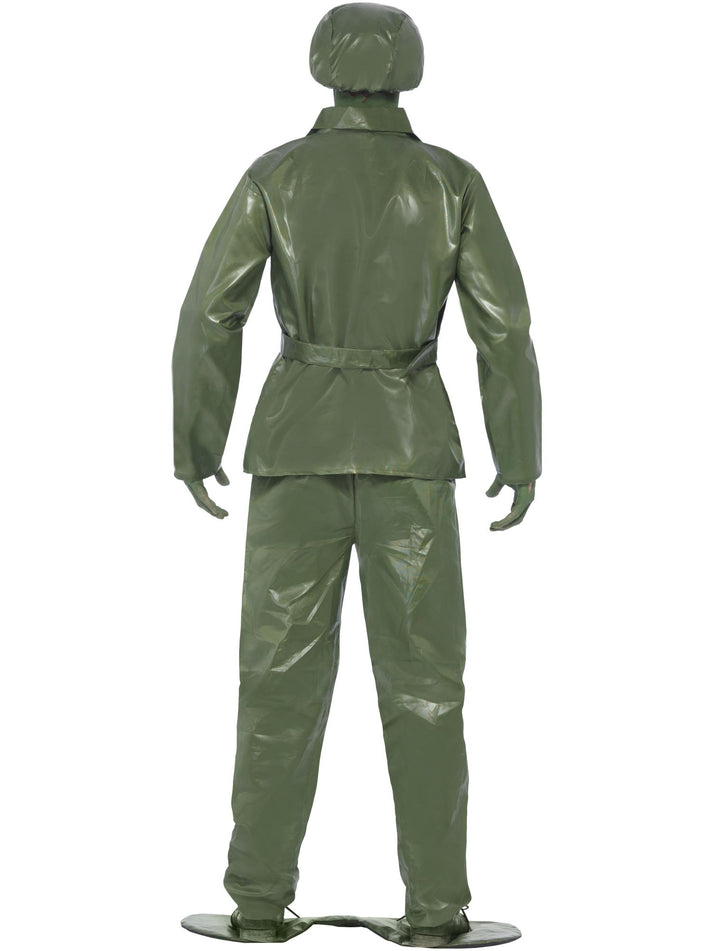 Toy Soldier Adult Green Uniform Costume Top Trousers Belt Hat and Foot-Base 3