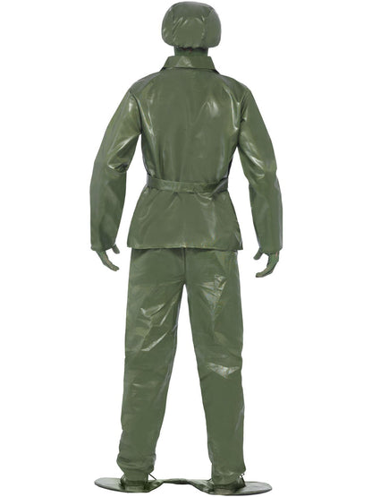 Toy Soldier Adult Green Uniform Costume Top Trousers Belt Hat and Foot-Base 3