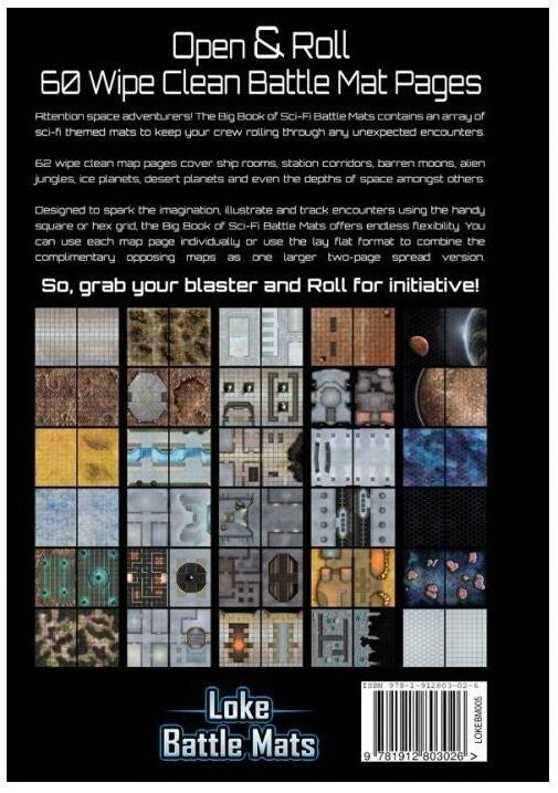 The Big Book of Sci-Fi Battle Mats for Tabletop RPGs