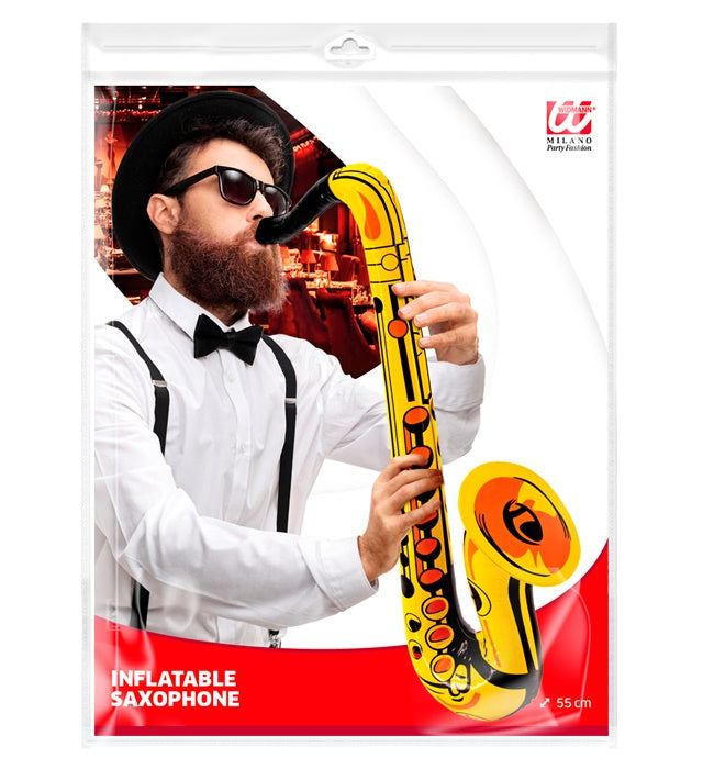 Gold Inflatable Saxophone 55 Cm