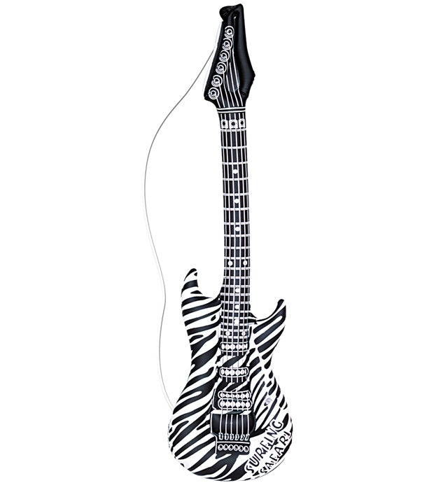 Inflatable Zebra Guitar 105 Cm