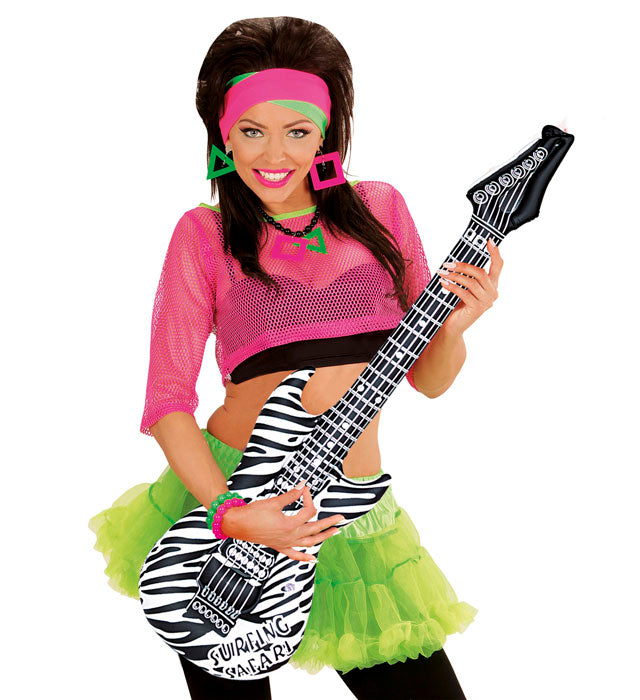 Inflatable Zebra Guitar 105 Cm