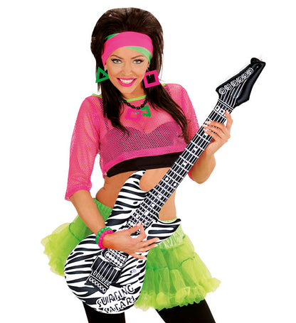 Inflatable Zebra Guitar 105 Cm