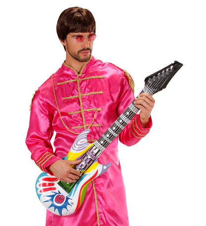 Funky Inflatable Guitar With String For Hanging - 105 Cm