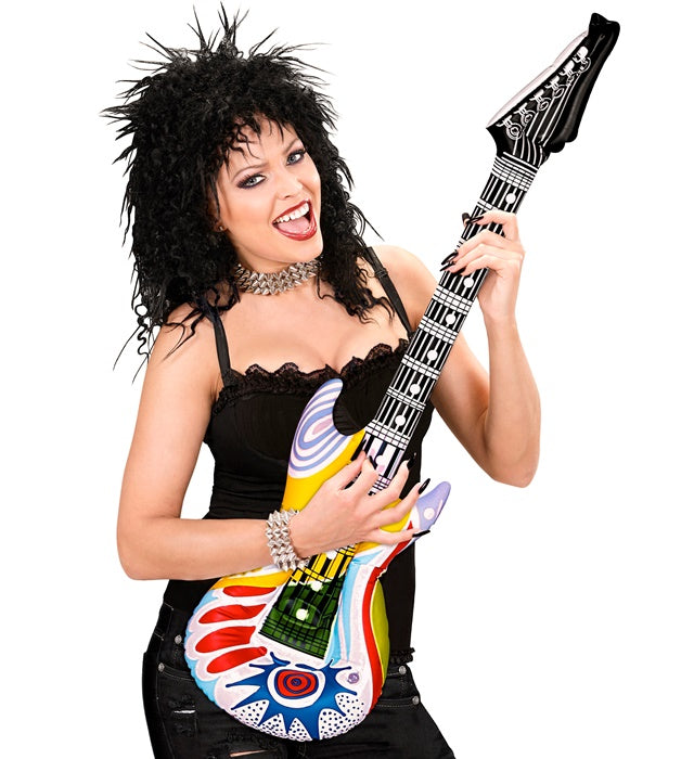 Funky Inflatable Guitar With String For Hanging - 105 Cm