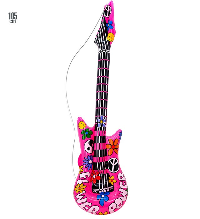 Inflatable Hippie Guitar 105 Cm
