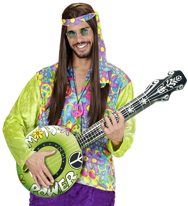 Green Inflatable Banjo 100 Cm