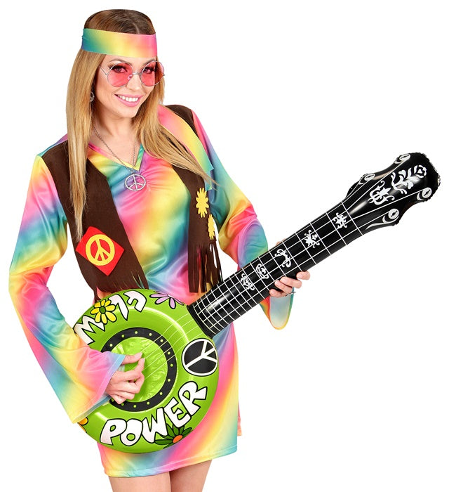 Green Inflatable Banjo 100 Cm