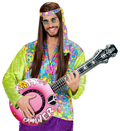 Pink Inflatable Banjo 100 Cm