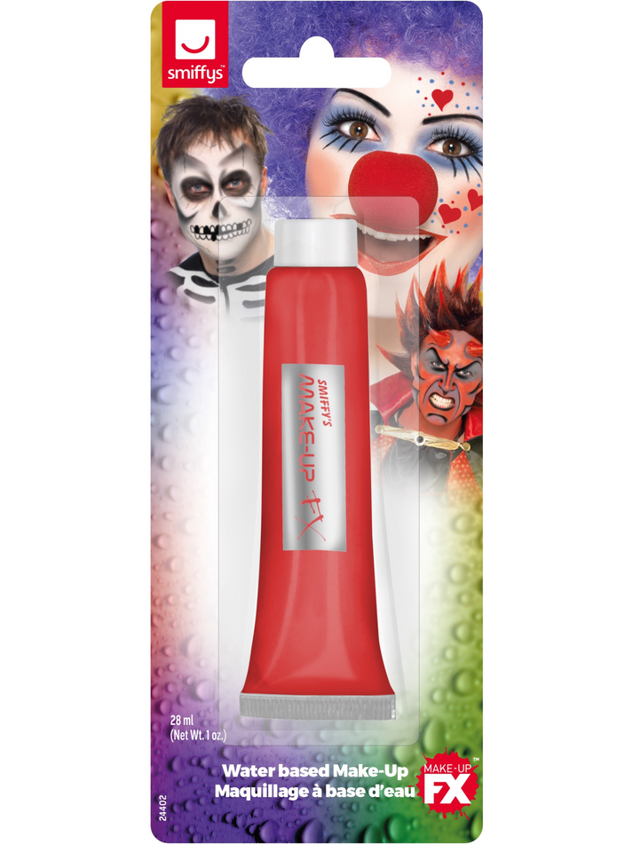 Red Halloween Devil Make Up 1oz Tube Aqua Cream 1