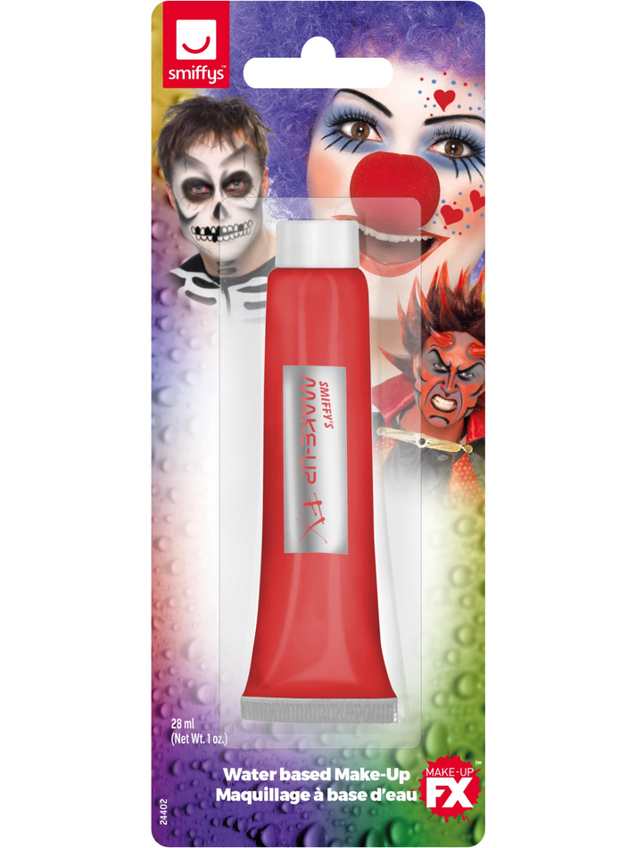 Aqua Cream Adult Red Halloween Devil Make Up 1oz Tube