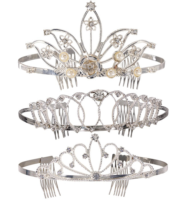 Strass Diadem 3 Styles Ass.