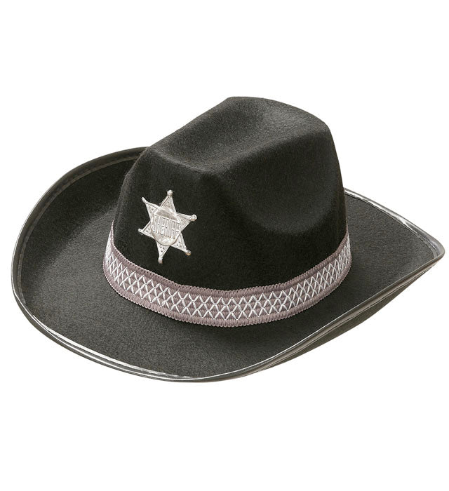 Sheriff Hat Black - Felt