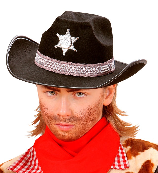 Sheriff Hat Black - Felt