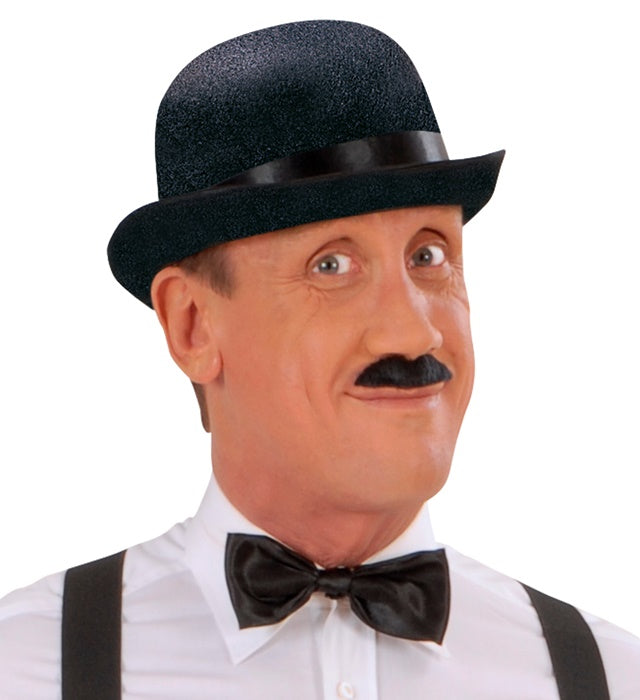 Big Black Bowler Hat Felt