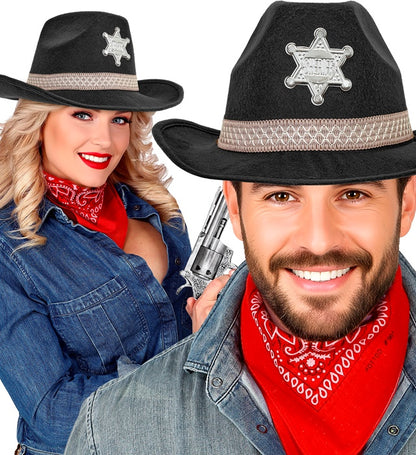 Sheriff Hat Black - Felt