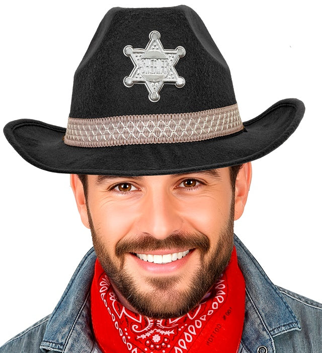 Sheriff Hat Black - Felt