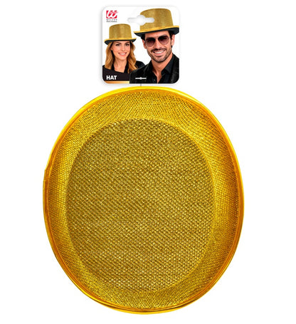 Gold Lurex Top Hat 10 Cm