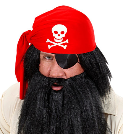 Red Fabric Pirate Hat