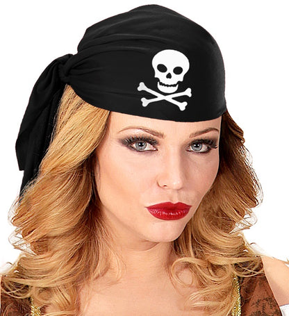 Black Fabric Pirate Hat
