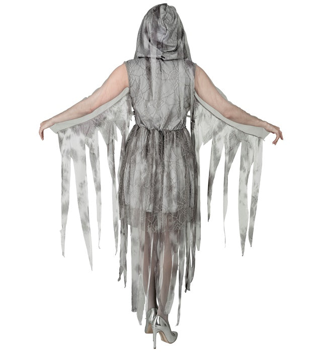 Chained Ghostly Spirit  Hooded Dress, Chain 