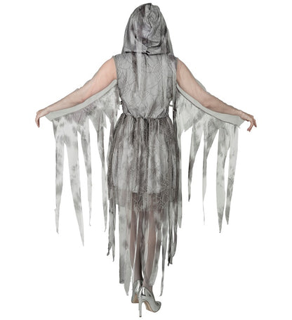 Chained Ghostly Spirit  Hooded Dress, Chain 
