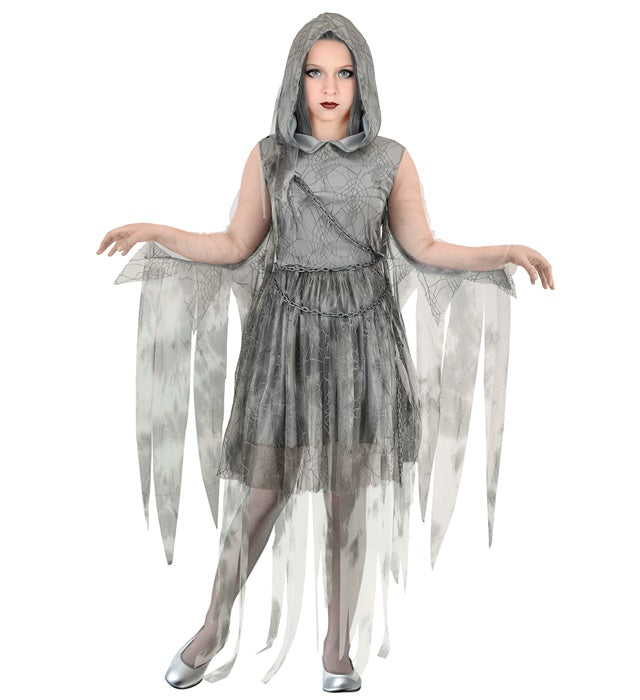 Chained Ghostly Spirit  Hooded Dress, Chain 