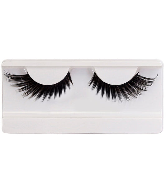 Spiked Wings Shape Black Eyelashes With Glue Tube