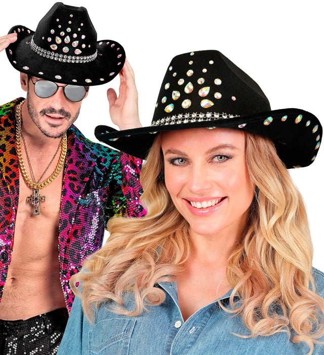 Black Diamonds Cowboy Hat