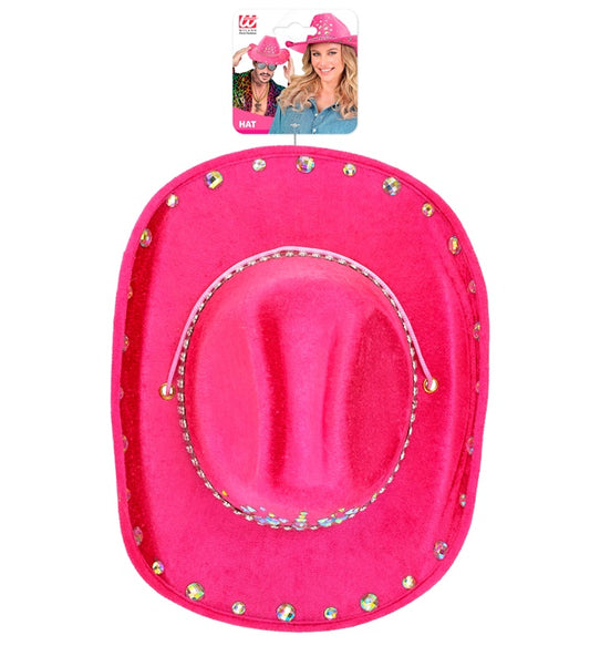 Pink Diamonds Cowboy Hat