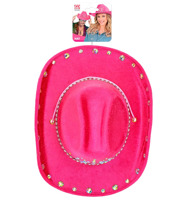 Pink Diamonds Cowboy Hat