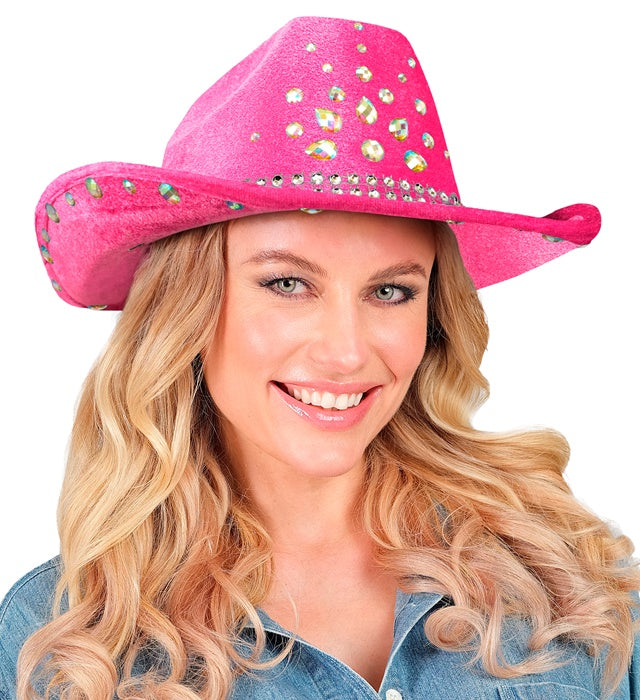 Pink Diamonds Cowboy Hat