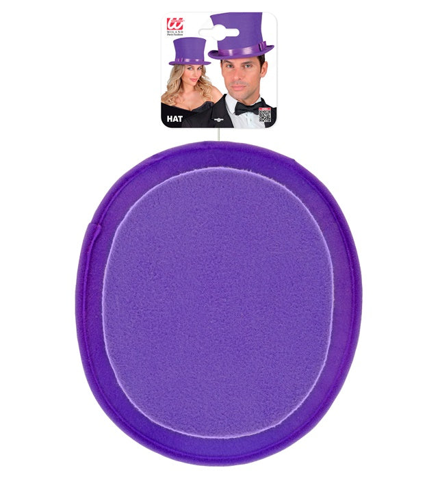 Top Hat Purple Wool Touch Felt 16 Cm