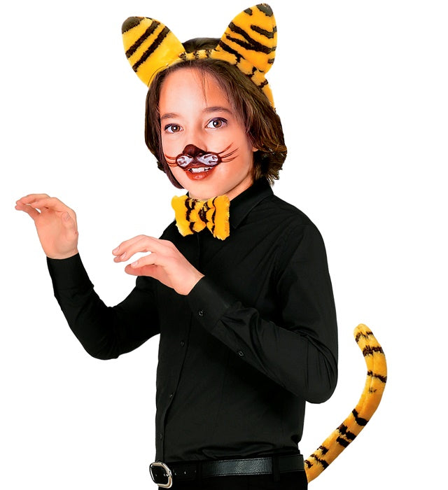 Tiger Dress-Up Set  Ears, Bowtie, Tail 