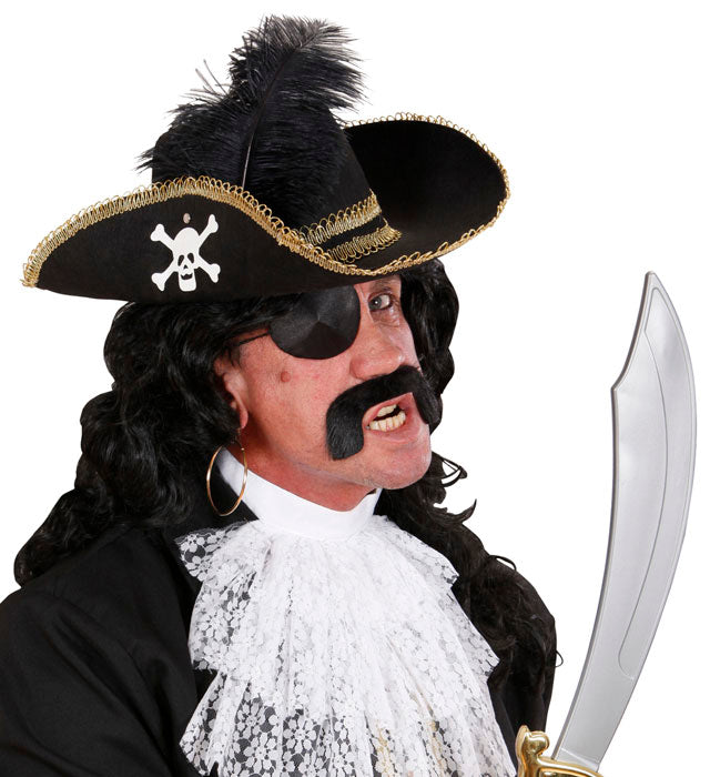 Pirate Hat With Skull & Feather Felt
