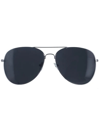 Aviator Specs Adult Silver Armed Forces Glasses Costume Accessory 4