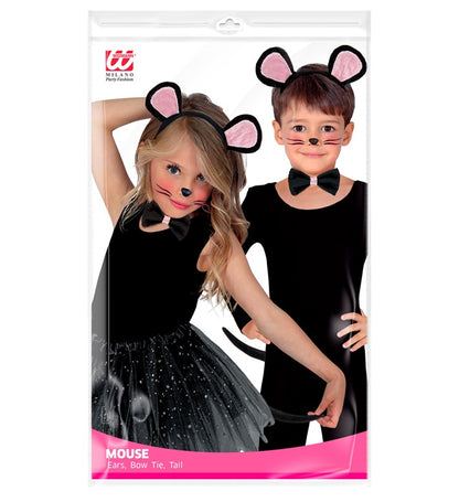 Mouse Dress-Up Set  Ears, Bowtie, Tail 