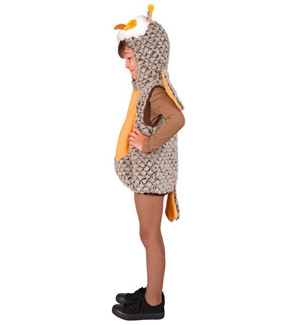 Owl  Hooded Jumpsuit 