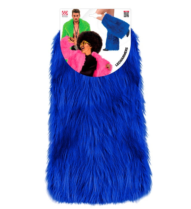 “Royal Blue Plush Leg Warmers”