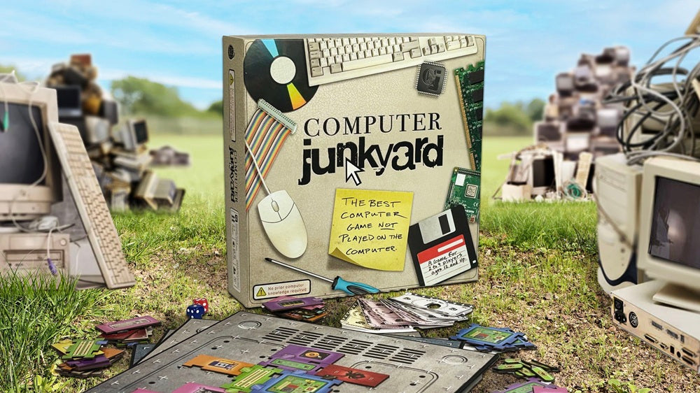Computer Junkyard Vintage Computer Building Board Game