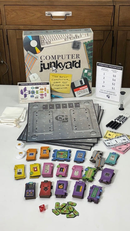 Computer Junkyard Vintage Computer Building Board Game
