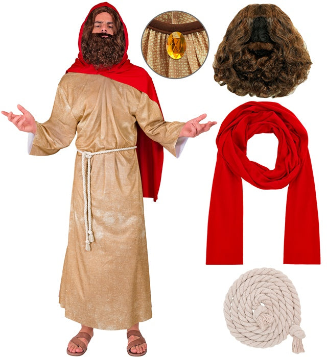Messiah  Tunic, Belt, Shawl, Wig, Beard 