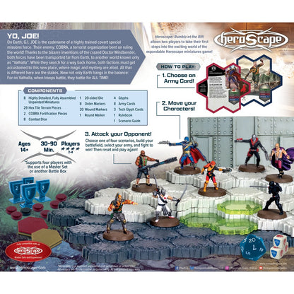 GI JOE Heroscape Rumble at the Rift Battle Box Board Game