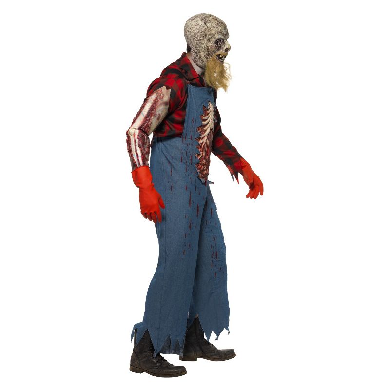 Hillbilly Zombie Costume Blue Adult